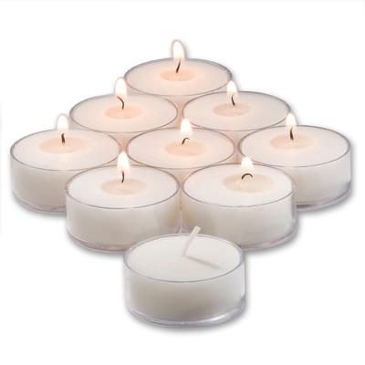 Hollowick TL5WPL-500 Wax Tealight Candle w/ 5 hr Capacity, 1 1/2" x 3/4", Plastic, Clear