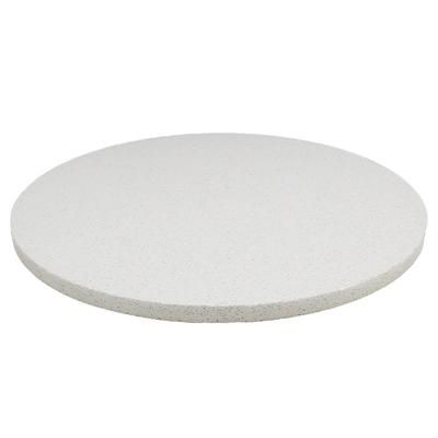 Art Marble Q403 36 RD 36" Round Quartz Table Top - Indoor/Outdoor, Snow White