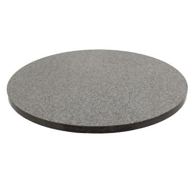 Art Marble Q405 36 RD 36" Round Quartz Table Top - Indoor/Outdoor, Storm Gray