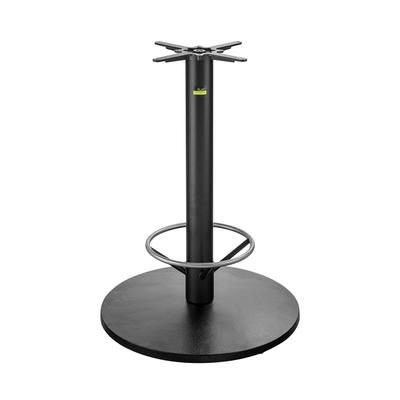 Flat Tech CT3020 40 3/4" Bar Height Table Base w/ Foot Ring for 42" Square & 47" Round Table Tops, Cast Iron, Black