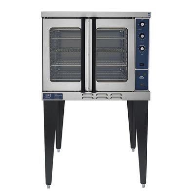 Duke 613Q-E1XX 208/1 Single Full Size Electric Commercial Convection Oven - 10.0 kW, 208v/1ph, Standard Depth, Stainless Steel