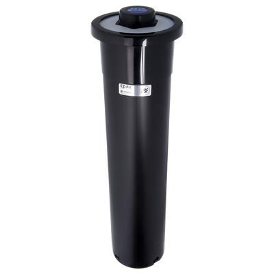San Jamar C2410C18 Cup Dispenser, Drop In, All Cup Types, Black