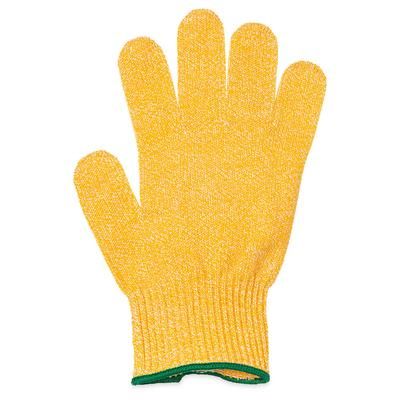 San Jamar SG10-Y-M Medium Cut Resistant Glove - Synthetic Fiber, Yellow, Double Guard Antimicrobial