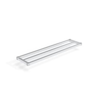 New Age 1560HD Aluminum Tubular Shelf - 60"W x 15"D, Silver