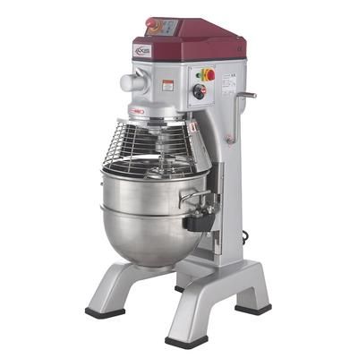 Axis AXM40 40 qt Planetary Commercial Mixer - Floor Model, 1 1/2 hp, 220v, 1ph, Silver