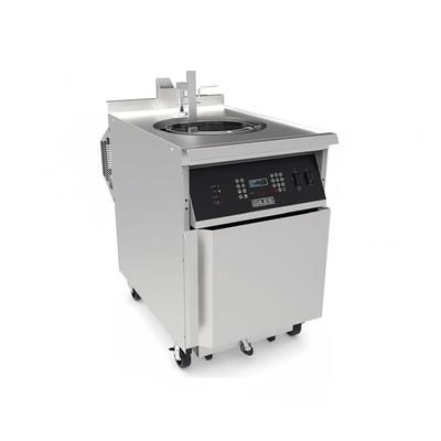 Giles GGF-400 Commercial Gas Fryer - 45 lb Vat, Floor Model, Natural Gas, Stainless Steel, Gas Type: NG