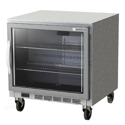 Beverage-Air UCF32AHC-25 32"W Undercounter Freezer w/ 1 Section & 1 Door, 115v, Silver
