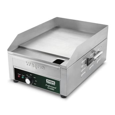 Waring WGR140X 17" Electric Commercial Griddle w/ Thermostatic Controls - 1" Steel Plate, 120v, Stainless Steel
