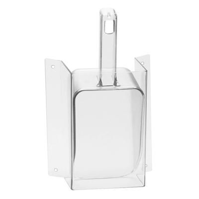 Cal-Mil 1031-32 Wall Mount Scoop Guard w/ 32 oz Scoop, Clear