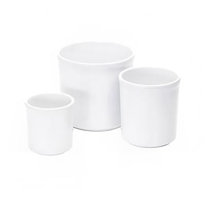 Cal-Mil 1950-16-15 16 oz Melamine Crock, White