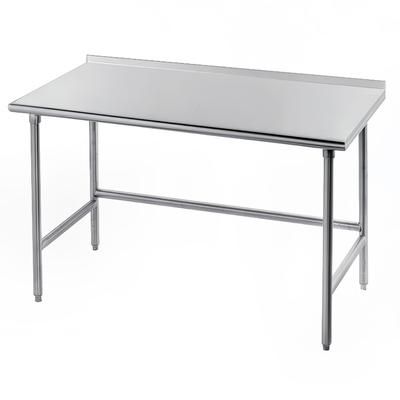 Advance Tabco TFAG-300 30" 16 ga Work Table w/ 430 Series Stainless Steel Top, 1 1/2" Backsplash
