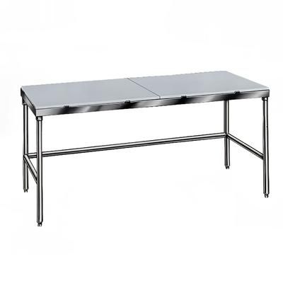 Advance Tabco TSPT-244 48" Poly Top Work Table w/ 5/8" Top, Stainless Steel Base, 24"D