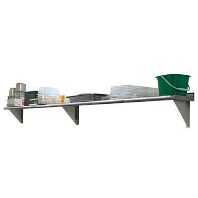 Advance Tabco WS-12-36-16 Solid Wall Mounted Shelf, 36"W x 12"D, Stainless Steel, Stainless Steel