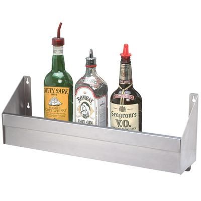Advance Tabco SRK-15 15" Single Tier Bottle Rack w/ Keyhole, Stainless Steel