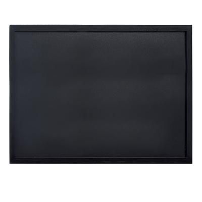 American Metalcraft WBWBL4060 Wall Chalkboard w/ White Marker - 15 3/4"W x 23 5/8"H, Black Wood Frame, White Chalk Marker
