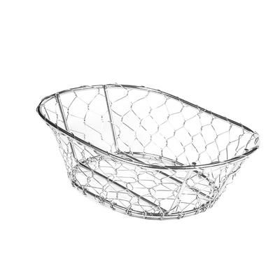 American Metalcraft WIR3 Wire Basket, 9 1/2" x 2 1/2", Chrome, Silver