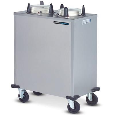 Dinex DXPIDP3E1012 45 1/8" Mobile Dish Dispenser w/ (3) Columns, Stainless, Silver