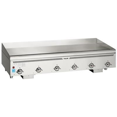Vulcan VCCG72-IS LP 72" Gas Commercial Griddle w/ Thermostatic Controls - 1" Steel Plate, Liquid Propane, Stainless Steel, LP Gas, Gas Type: LP