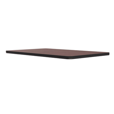 Correll CT3042-20-09 Cafe Breakroom Table Top, 1 1/4" High Pressure, 30 x 42", Mahogany, Red, 1.25 in