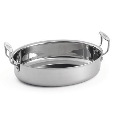 Tablecraft CW2042 4 qt Stainless Steel Braising Pot, Silver