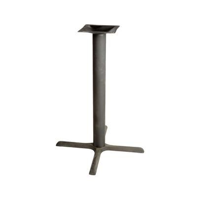 Oak Street B30-BAR Bar Height Table Base w/ 30 x 30" Base Spread, Cast Iron, Black