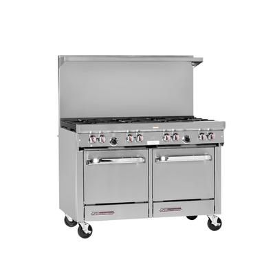 Southbend S48AC-4T LP 48" Commercial Gas Range w/ Griddle, Convection Oven & Storage Base, Liquid Propane, Stainless Steel, Gas Type: LP, 115 V