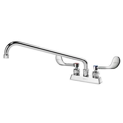 Krowne 15-316L-W-G3 Deck Mount Faucet w/ 16" Swing Spout & VR Wrist Action Handles - 4" Centers, 1.0 GPM