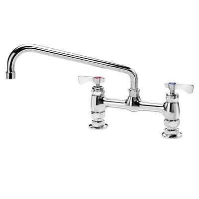 Krowne 15-810L Deck Mount Faucet - 10" Swing Spout, 8" Centers