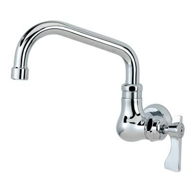 Krowne 16-170L Splash Mount Faucet - 6" Swing Spout, Single Hole, Anti Backflow Valve