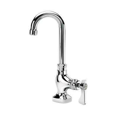 Krowne 16-202L Deck Mount Pantry Faucet w/ 3 1/2" Gooseneck Nozzle, Anti Backflow Valve