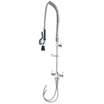 Krowne 17-202WL 35"H Deck Mount Pre Rinse Faucet - 1 1/5 GPM, Base with Nozzle, Stainless Steel