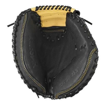 All Star Future Star Adult 33.5" Baseball Catcher's Mitt - Right Hand Throw Black/Tan