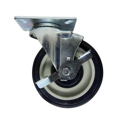 Channel CPS45U 5" Plate Swivel, Aluminum & Polyurethane, 1-1/4" Thickness