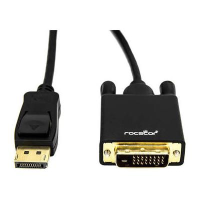 Rocstor Rocpro DisplayPort to DVI-D Cable (6') Y10C150-B1