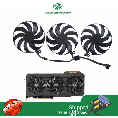 Graphics card fan CF9010U12D PLD09210S12H DC12V for ASUS TUF RTX 3060 RTX 3060 TI RTX 3070 RTX 3080 RTX 3090