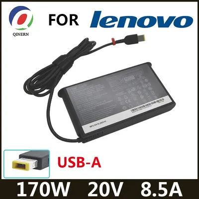 20V 8.5A 170W AC Power Adapter for Lenovo Laptop Charger Legion 5 Y7000P Y720-15 P50 P51 P70 P71 T440p T540p W540 W541 45N0514
