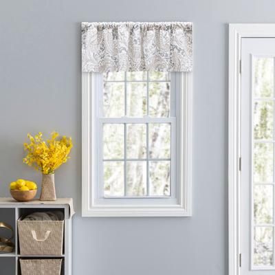 Shannon Curtain Tailored Valance by Ellis Curtains in Natural