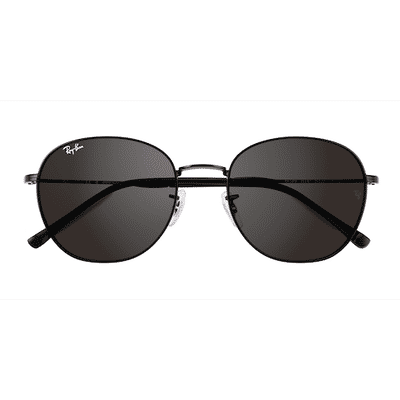 Unisex s round Black Metal Prescription sunglasses - Eyebuydirect s Ray-Ban RB3809