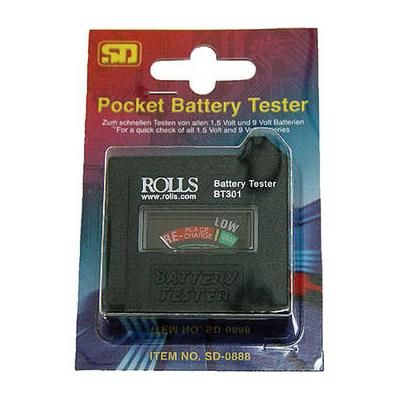 Rolls BT301 Pocket Battery Tester BT301