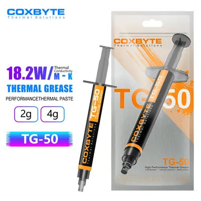 18.2W/mk Coxbyte 2g/4g Thermal Grease Cooler for CPU AMD Intel Processor Heatsink Fan Compound Cooling Thermal Paste