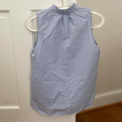 J. Crew Tops | J.Crew 100% Cotton Shell | Color: Blue/White | Size: 4