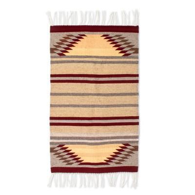 Mesa,'Hand Woven Wool Area Rug (2x3)'