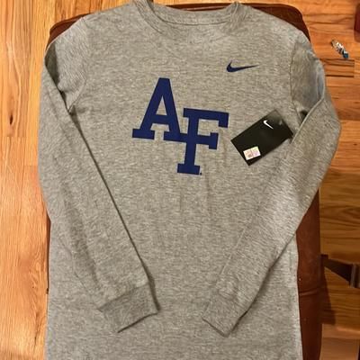 Nike Shirts & Tops | 2/$15 Nwt! Nike Air Force Tee | Color: Blue/Gray | Size: Youth Large