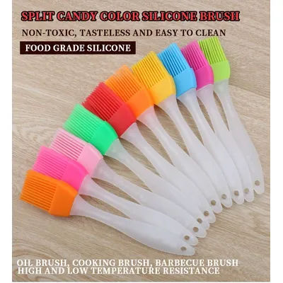 Brosse à huile en Silicone, petite brosse pour Barbecue, cuisine domestique, cuisson des crêpes, outil résistant aux hautes températures, sans chute de cheveux