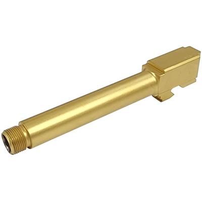 XTS Pistol Barrel Threaded Glock 17 Gen 1-3 9mm Luger 1-10 Twist 1/2x28 Thread Tin Gold One Size G17-BART-G