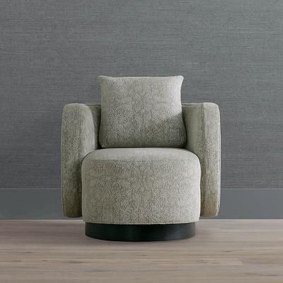 Kinley Swivel Chair - Eclipse Crypton Lush Performance - Frontgate