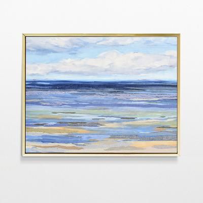 Cloud Fray Giclee - White Frame - Frontgate