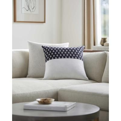 Sidra 18" Square Modern Cotton Black Throw Pillow - Boutique Rugs