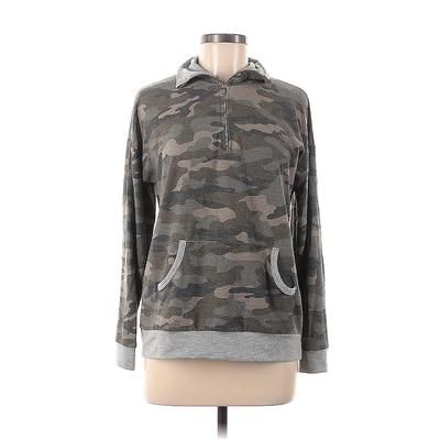 7th Roy Pullover Sweater: Gray Camo Tops - Women's Size Medium