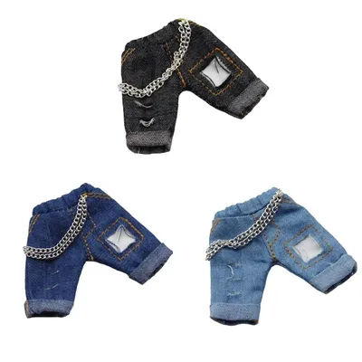 Ob11 Baby Kleding Voor Baby Laser Bar set Keten Jeans Liquor Bar En Meubels Voor Poppen 1/12 Cool